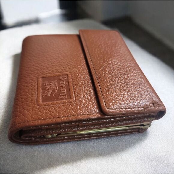 Burberrys VTG Leather Kisslock Wallet - Picture 3 of 11